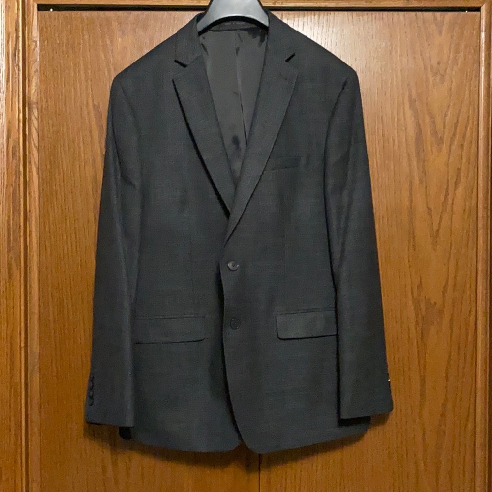 Van Huesen Charcoal gray suit jacket